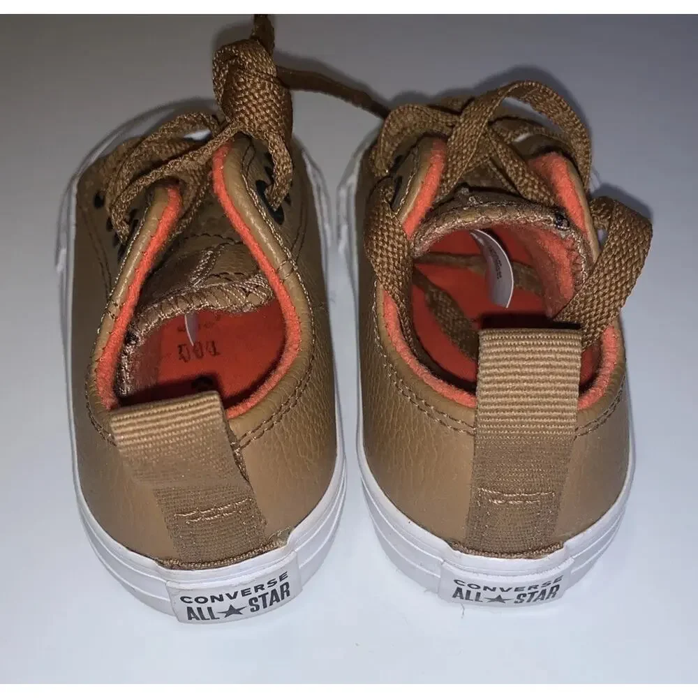 Converse Chuck Taylor All Star Toddler 5 Brown Puffer Stitch Sneakers